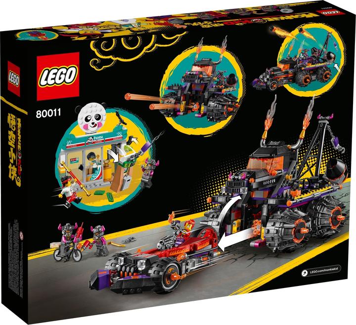 Actual product image LEGO Red Sons Inferno Truck (80011, LEGO Monkie Kid, LEGO Rare Sets)