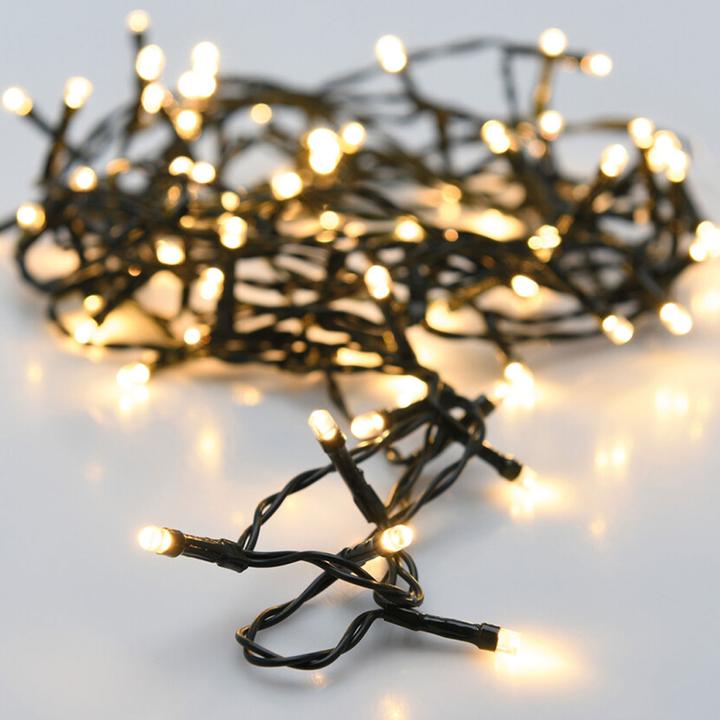 Actual product image Homestyle LED fairy lights with 8 light modes and timer, 6.5 m, battery-operated, IP44, warm white (6.50 m)