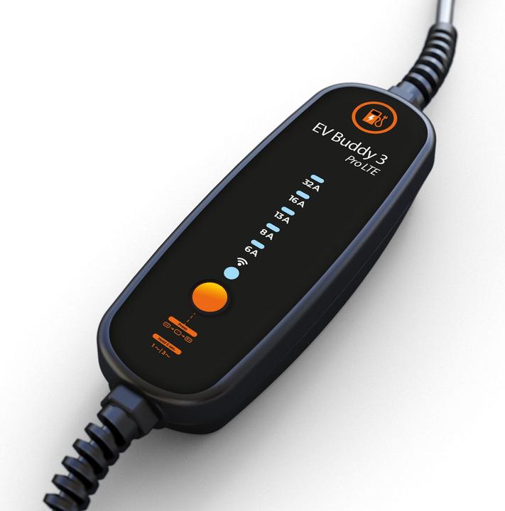 Image du produit Ev Buddy 3 Pro LTE, 22kW, 6.5m, BT, WLAN (CEE16 rouge, 22 kW, 32 A, 6.50 m)