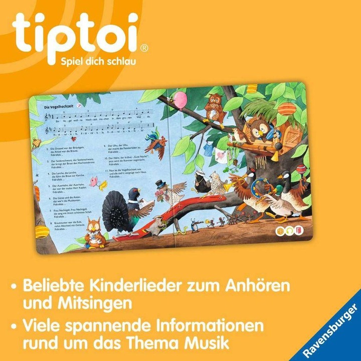 Immagine prodotto tiptoi M. schönsten Kinderlieder-H22 (Tedesco, Cee Neudert, Kerstin M. Colpa, 2022)