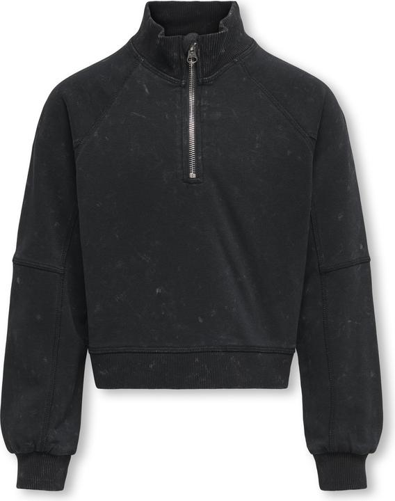 Produktbild Only Normal geschnitten Rundhals Gerippte Ärmelbündchen Raglan-Ärmel Sweatshirt Sweatshirt (122, 128)