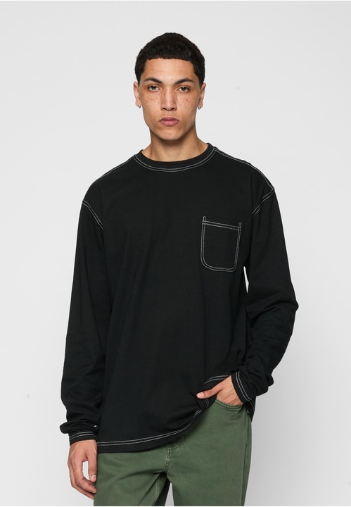 Produktbild Urban Classics Longsleeve Heavy Oversized Contrast Stitch (M)