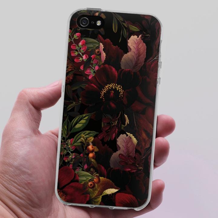 Produktbild DeinDesign Silikon Hülle für Apple iPhone 5 Handyhülle Case Smartphone Schutzhülle Blumen Utart Wiese (Apple iPhone 5)