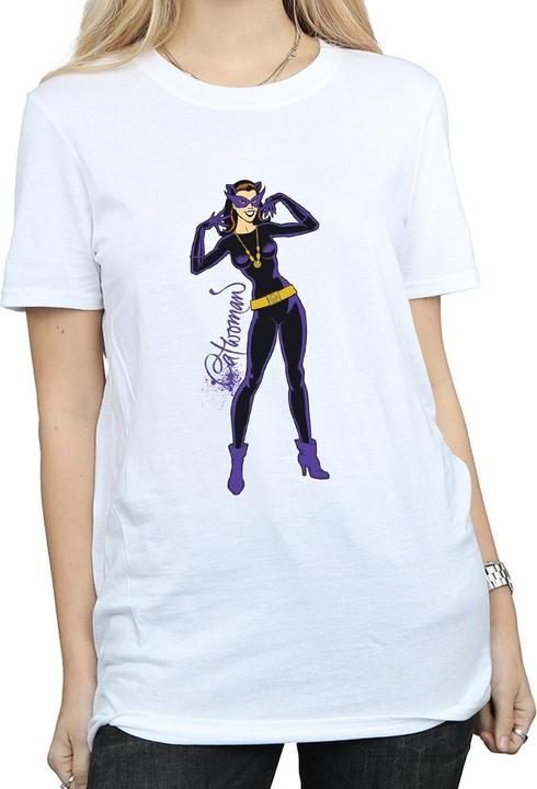 Produktbild Catwoman Happy Pose Baumwolle Boyfriend TShirt (3XL)