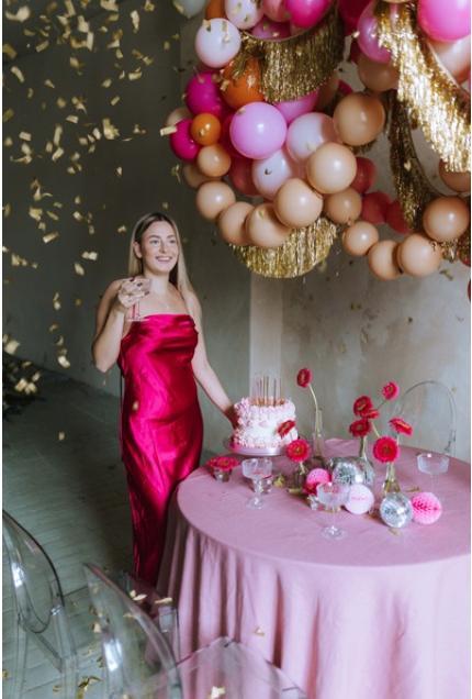 Image du produit Partydeco Ballons à chaîne Linking Ballon décoratif rose 33cm, 20 pièces (1 x)