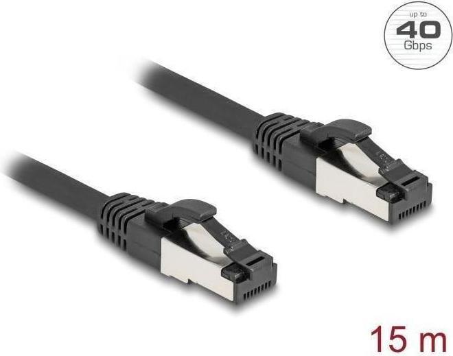 Immagine prodotto Delock 80576 Cavo patch Cat.8.1 S/FTP 15m nero (80576) (S/FTP, PiMF, CAT8.1, 15 m)