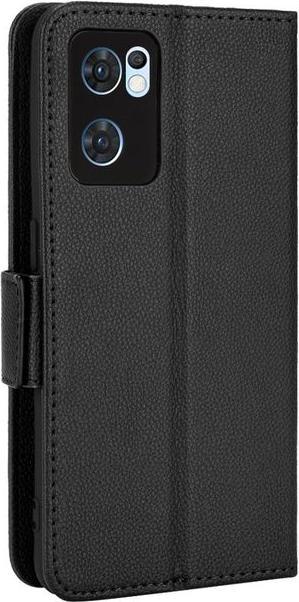 Image du produit MU Classic Série de couvertures de livre en cuir Litchi (OPPO Reno7 Z 5G, Oppo Find X5 Lite)