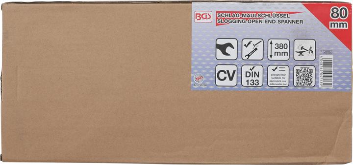 Produktbild BGS Schlag-Maulschlüssel SW 80 mm (80 mm)