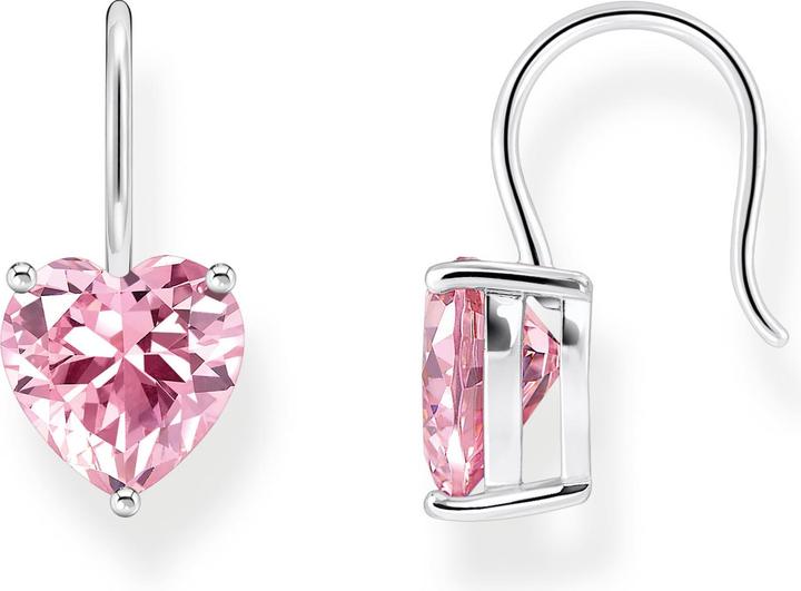Immagine prodotto Thomas Sabo Orecchini con cuore di zirconi rosa in argento (Argento 925)