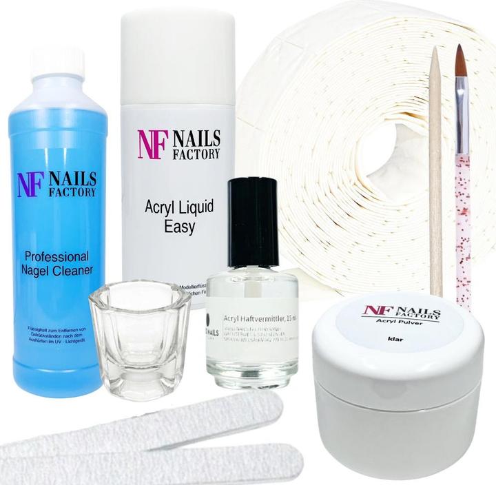 Nails Factory Acryl Nägel Starter Set Easy (Artificial nails)