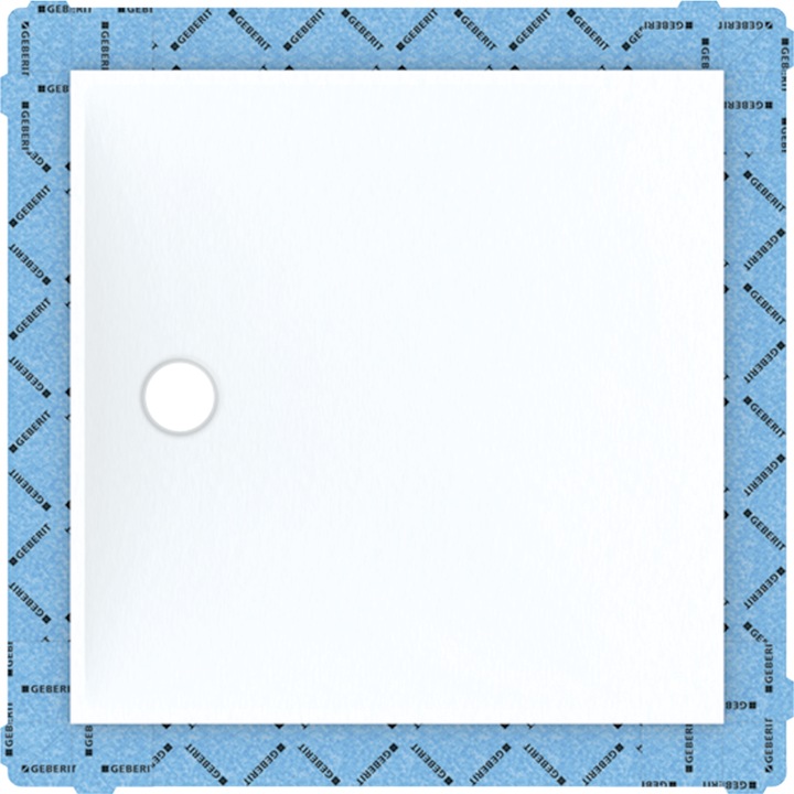 Actual product image Geberit shower tile Setaplano, 154.290.11.1, 120x120cm, height 4,5 cm, white-alpine