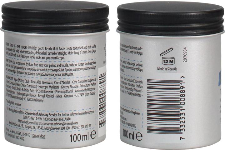 Produktbild Alkemie Got2b, Strandmattpaste, Matting Hair Paste, 100 ml (Haarwachs, 100 ml)