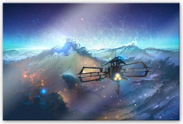 Image du produit Trenddeko aerroscape - La mer de l'espace (150 x 100 cm)