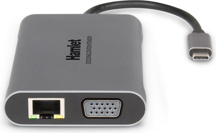 Immagine prodotto Hamlet HDKC-PD400V replicatore di porte e docking station per notebook Cablato USB 3.2 Gen 1 (3.1 Ge (USB-C)