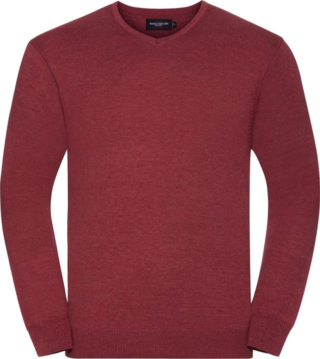 Actual product image Russell Collection knitted jumper with V-neck (XS)