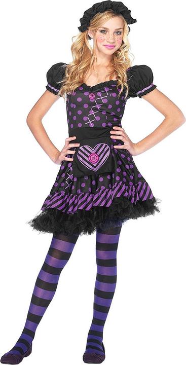 Actual product image Leg Avenue Düstere Stoffpuppe Kostüm für Jugendliche (140, 146)