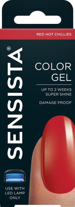 Produktbild Sensista Color Gel Red Hot Chilis - Rot (Red Hot Chillies)