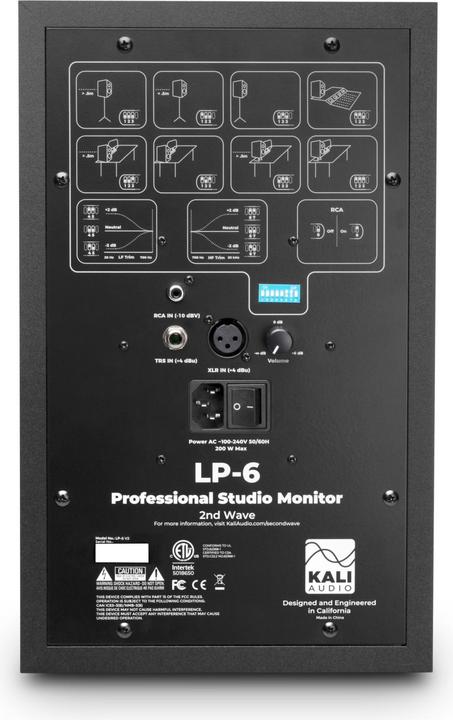 Actual product image Kali Audio LP-6 2nd Wave Studio Monitor (Active, 1 pc., 1x 40 W)