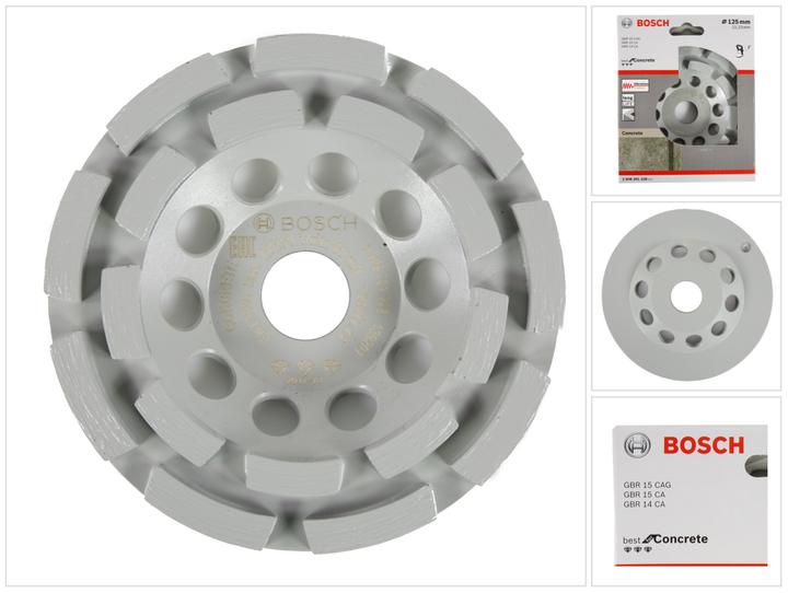 Produktbild Bosch Professional Zubehör Diamanttopfscheibe Best for Concrete 125 x 22,23 x 4,5 mm (Grob)