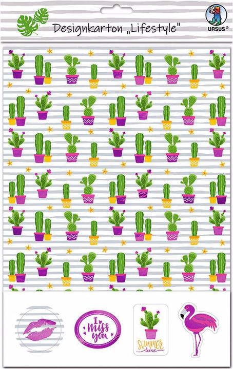 Actual product image Ursus Design Paper Lifestyle Multicoloured (220 g/m², 1 x)