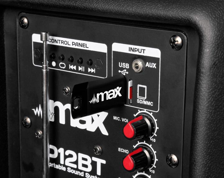 Actual product image Max P12BT Party Speaker (Active)