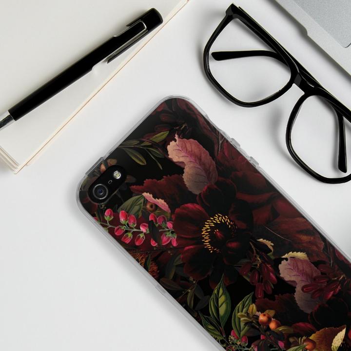 Produktbild DeinDesign Silikon Hülle für Apple iPhone 5 Handyhülle Case Smartphone Schutzhülle Blumen Utart Wiese (Apple iPhone 5)