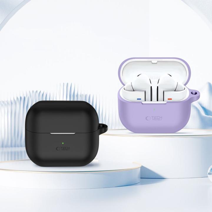 Produktbild Tech-Protect Silikonhaken Samsung Galaxy Buds 3 / 3 Fe / 3 Pro Lavendel (Kopfhörer Hülle)