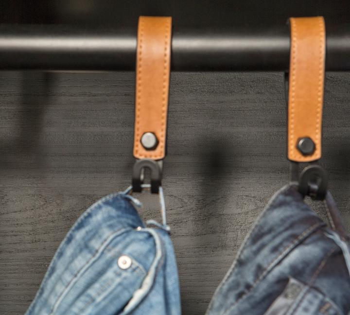 Image du produit Cilek Armoire Dark Metal avec portes coulissantes (162.80 cm)