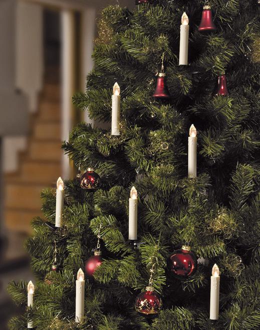 Produktbild Hellum Kerze LED ws Kabellose Weihnachtsbel. 5St IP20 Batteriebetrieben 602647 (5x)