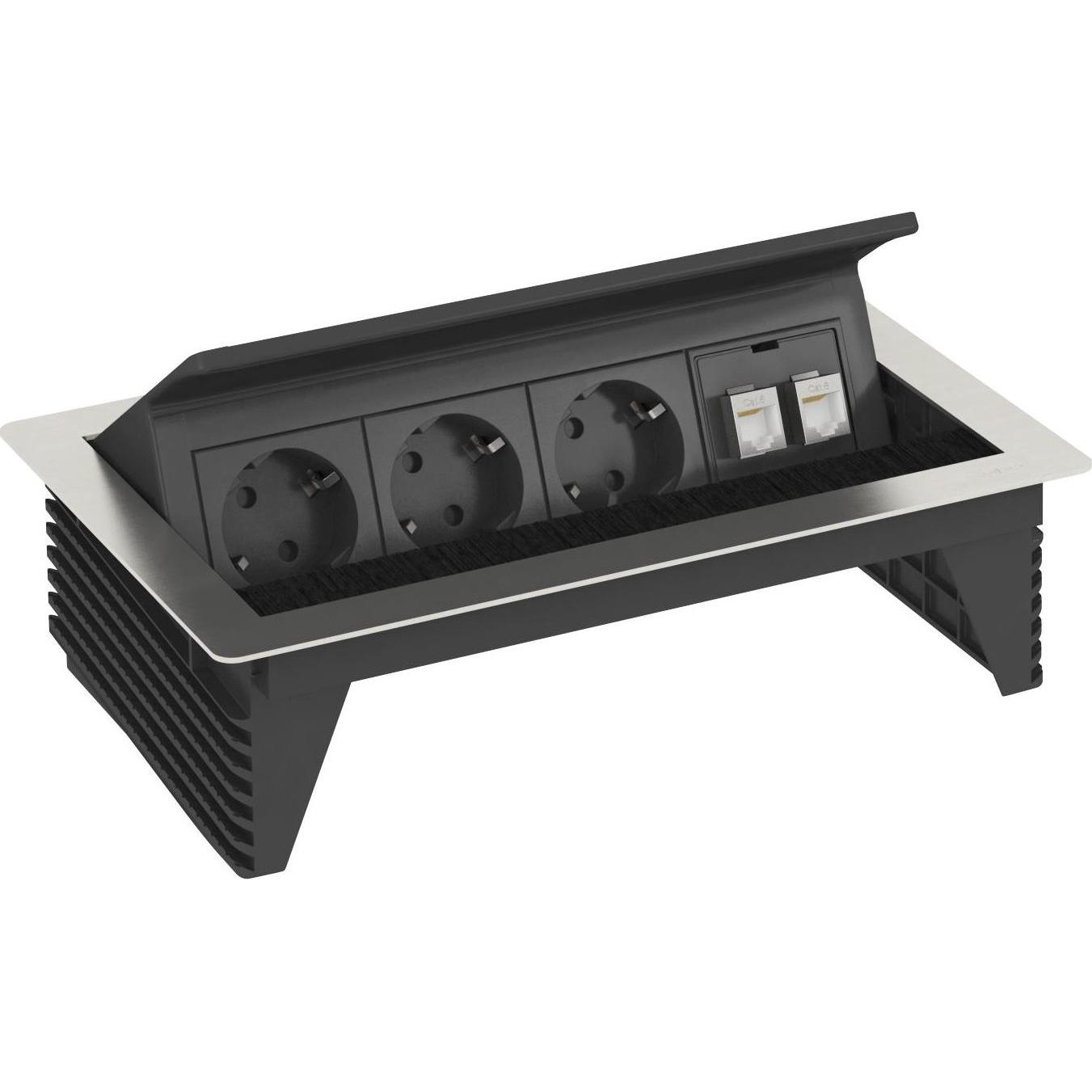 OBO Bettermann, Steckdosenleiste, Deskbox klappbar (3 x, 0.26 m)