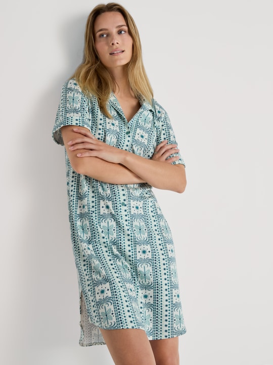 Image du produit Calida Palm Dreams Kurzarm-Nachthemd (M)