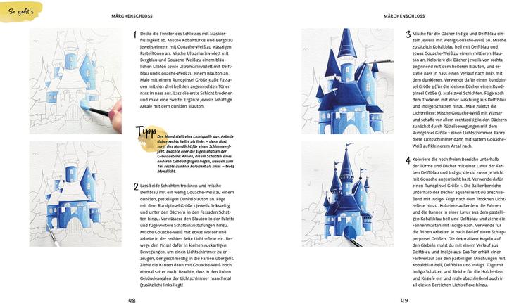 Produktbild Zauberhaftes Watercolor (Deutsch, Carolin Hensler, 2025)