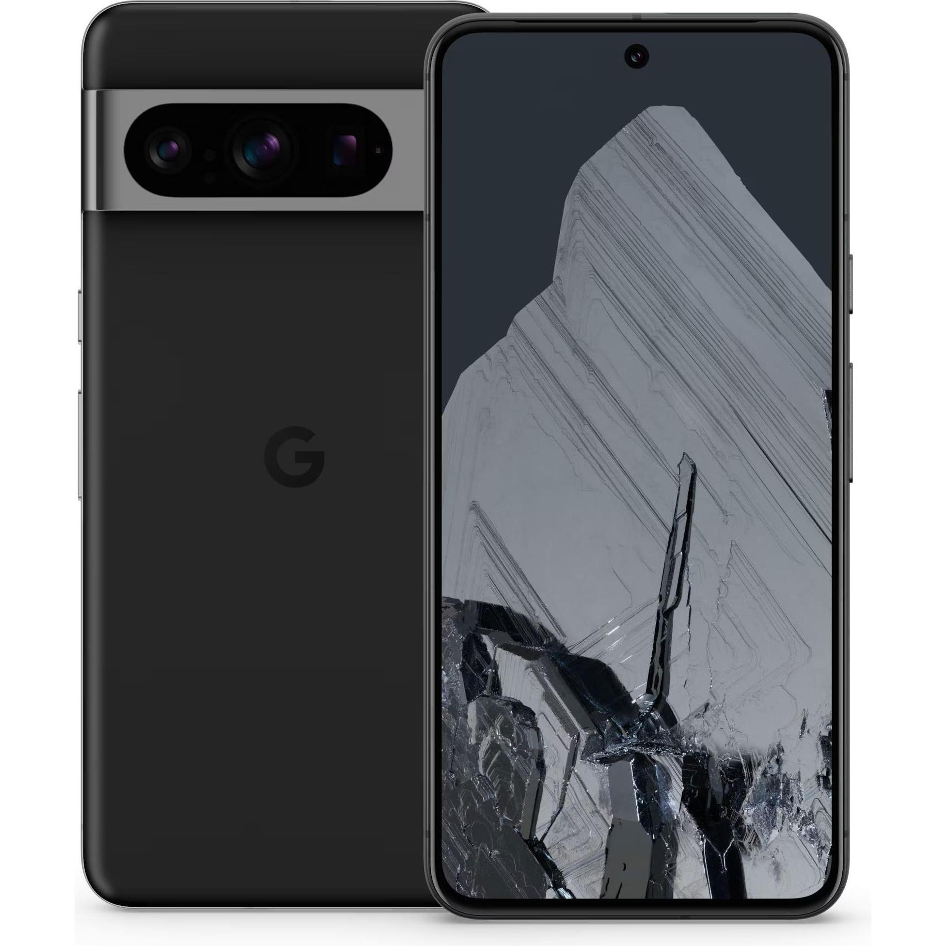 Google Pixel 8 Pro (256 GB, Obsidian, 6.70", SIM + eSIM, 50 Mpx, 5G), Smartphone, Schwarz