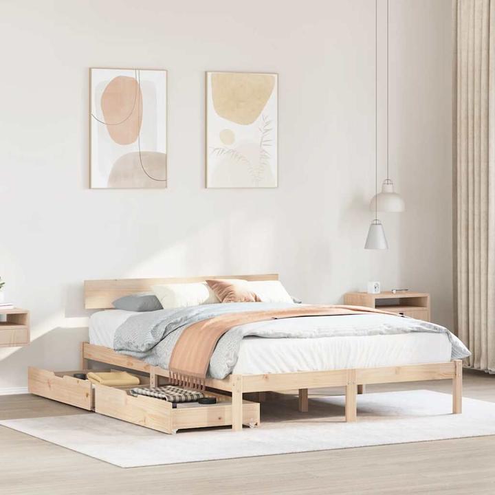 Produktbild VidaXL Bett ohne Matratze (120 x 190 cm)