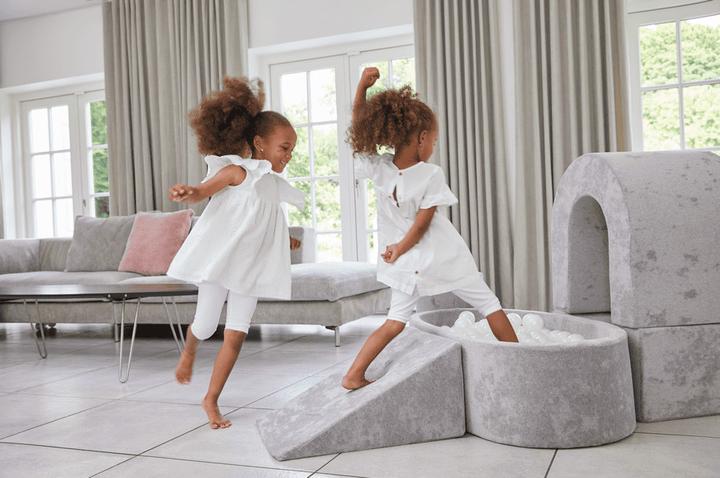 Image du produit Kidkii Piscine à balles Oval light grey (150 balles )