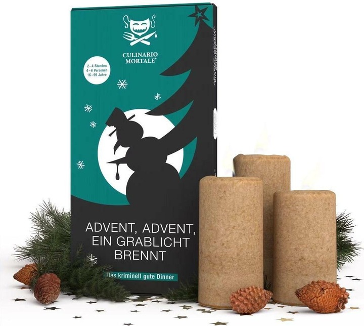 Produktbild Culinario Mortale Advent, Advent, ein Grablicht brennt - Krimidinner (Deutsch)