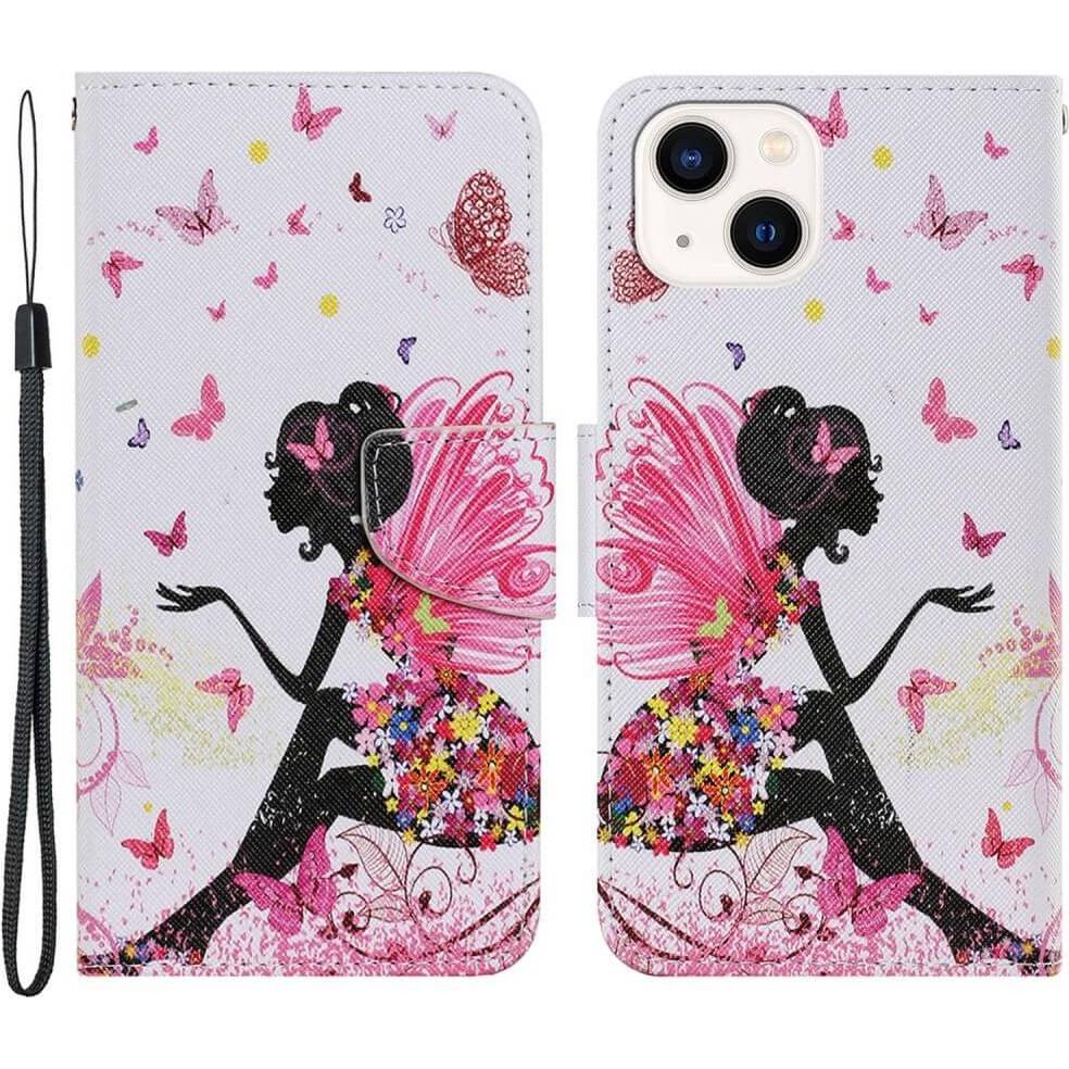 Thumbnail - Cover-Discount iPhone 15 Plus - Leder Etui Hülle Elfe (Apple iPhone 15 Plus), Smartphone Hülle