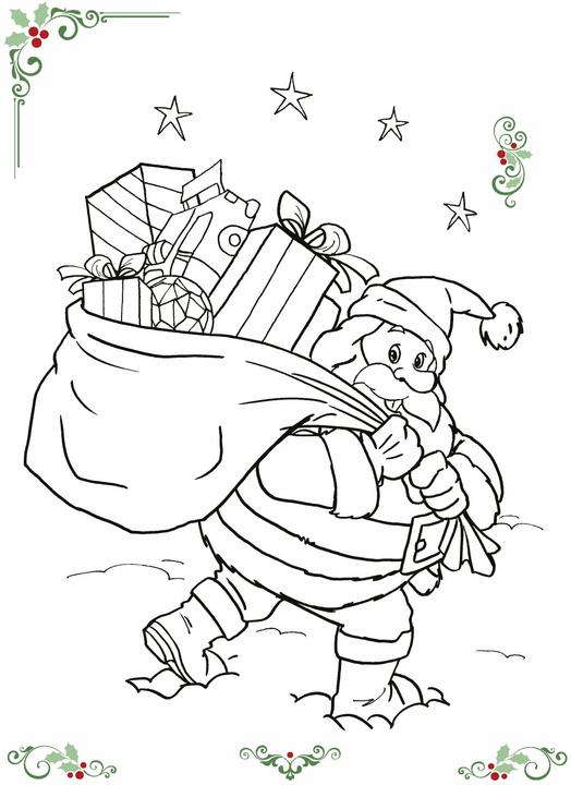 Actual product image Father Christmas Colouring Book