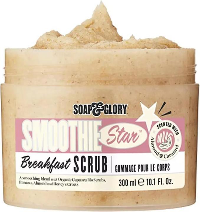 Immagine prodotto Soap & Glory Smoothie Star Breakfast Scrub Mandorla Zucchero Profumo Vaniglia 300ml (300 ml)