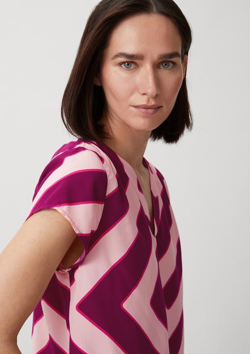 Produktbild Comma Bluse Viskosebluse mit Allover-Print (34)