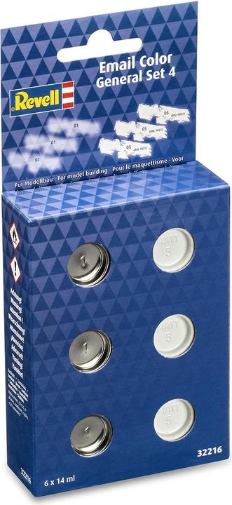 Produktbild Revell Email Color - General Set 4 - Gloss/Matt (6x 14ml)
