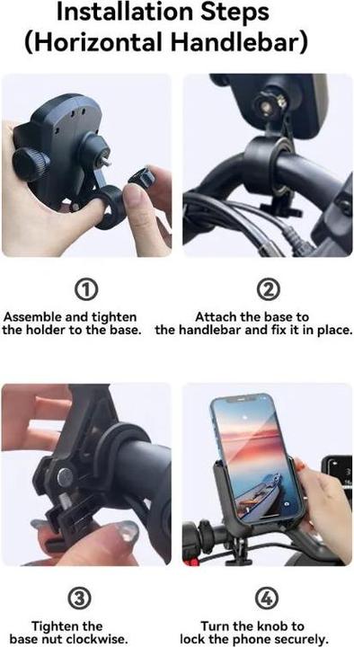 Produktbild Joyroom Phone Holder for Bicycle - Black