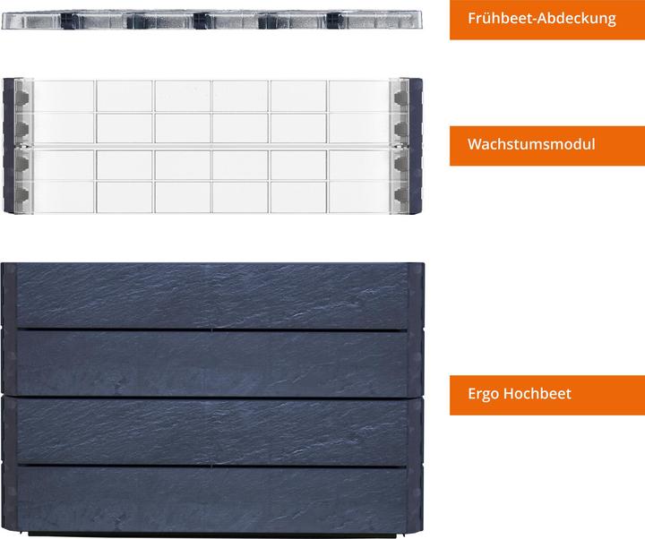 Image du produit Garantia ERGO QUADRO TurboPlus L 80 Plateau surélevé