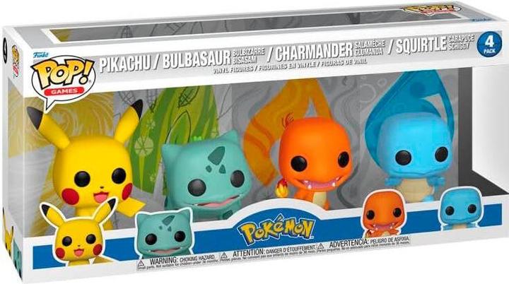Produktbild Funko POP pack 4 figures Pokemon Starters Exclusive