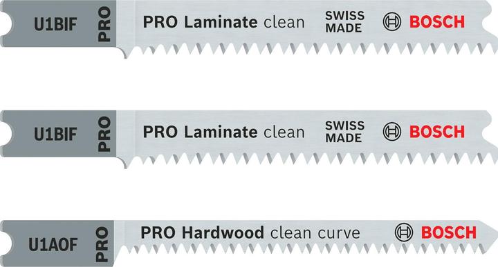 Produktbild Bosch Professional Zubehör PRO Laminate Set, U-Schaft, 3-tlg.