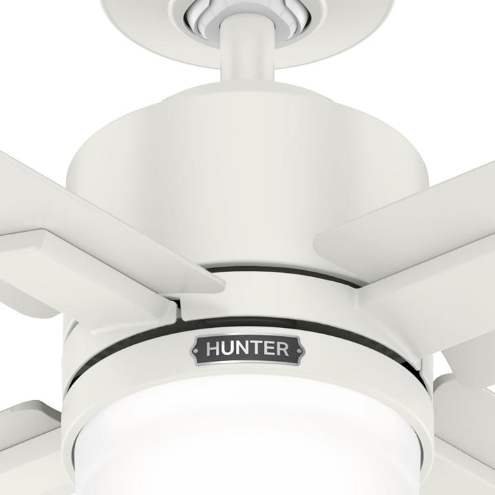 Actual product image Hunter Fans DC Deckenventilator Mila Weiss mit LED & Fernbedienung (44 dB)