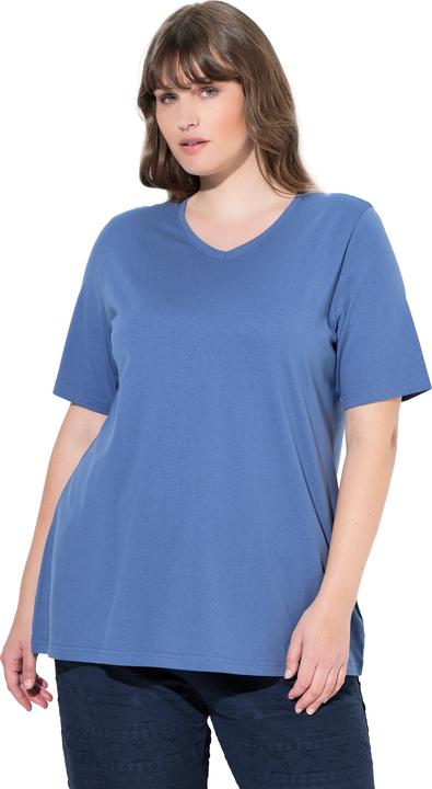 Produktbild Ulla Popken T-Shirts, 2er-Pack, V-Ausschnitt, Halbarm (42, 44)