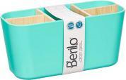 Berilo Ovaler Organizer 5 Löcher Bambus mint