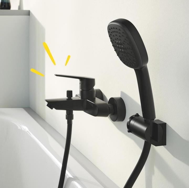 Actual product image Grohe Start QuickFix Wannenarmatur, energiesparend, mattschwarz
