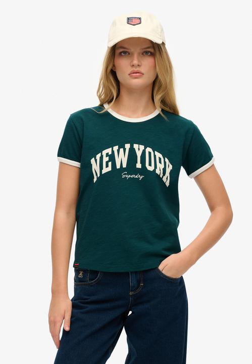 Produktbild Superdry Tailliertes Athletic Essential Ringer-T-Shirt (L)